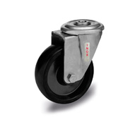 RE.F7-SST-N-HT-Monolithic castor wheels with stainless steel bracket